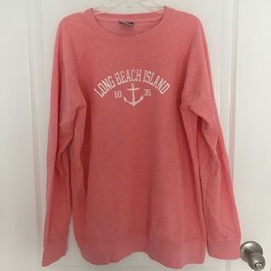 LBI Peach Lightweight Sweatshirt